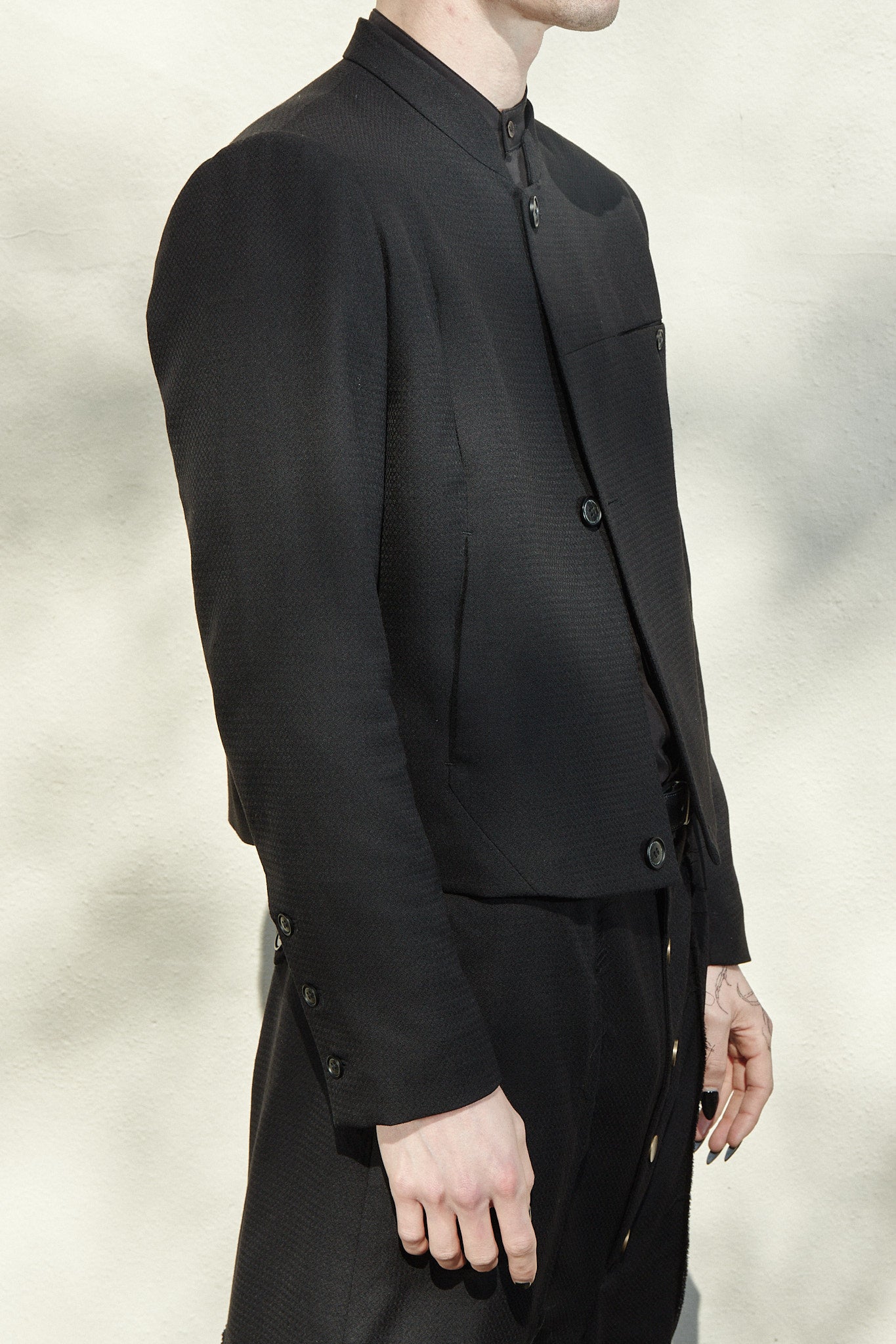 Flat-Edge Tailored Jacket