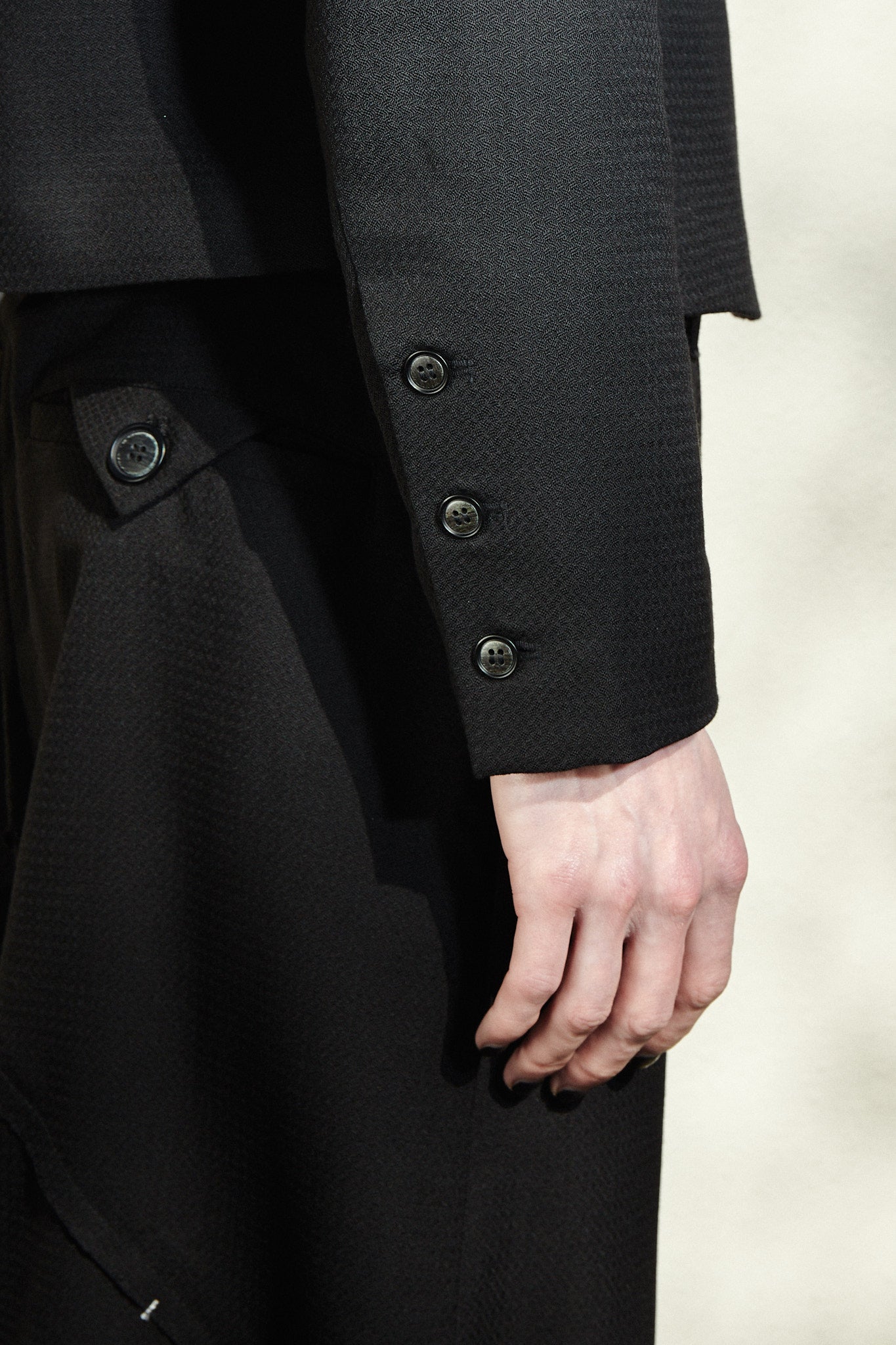 Flat-Edge Tailored Jacket