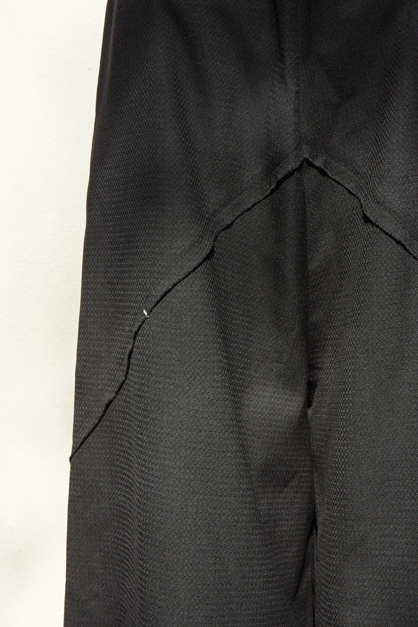 Cross-Seamed Wide Trousers